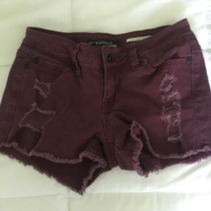 Hot topic Burgundy Shorts